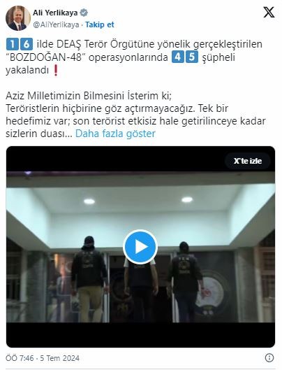 16 ilde DEAŞ operasyonu! 45 şüpheli yakalandı