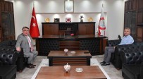 Rektör Özölçer, Amelebirligi Baskani Köktürk'ü Kabul Etti