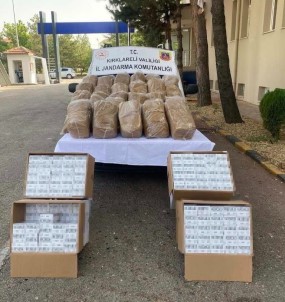 Kirklareli'nde Kaçak 145 Kilogram Tütün Ele Geçirildi