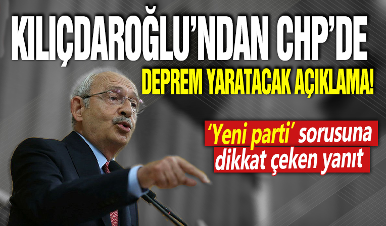 Kemal Kılıçdaroğlu'ndan CHP'de deprem yaratacak açıklama: Partide 50 vekilim var!