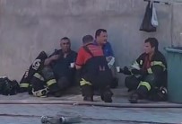 Apartmanda Çikan Yangin Panige Neden Oldu