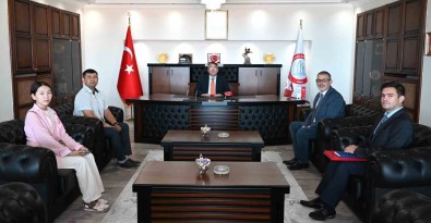 BEUN Rektörü Özölçer; Askar'i Makaminda Kabul Etti