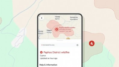 Google Haritalar'ın orman yangını takibi özelliği Türkiye'ye geldi