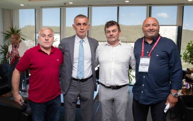 TFF 2. Ve 3. Lig Kulüp Baskanlarindan TFF Baskani Haciosmanoglu'na Ziyaret