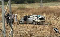 Osmaniye'de Otomobil Tarlaya Uçtu Açiklamasi 2 Yarali Haberi