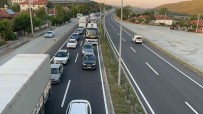 Bolu'da Istanbul Istikametinde Kilometrelerce Araç Kuyrugu Olustu Haberi