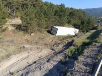 Bolu'da Tir Sarampole Yuvarlandi Açiklamasi 1 Yarali Haberi