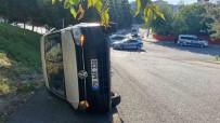 Polis Otosuyla Çarpisan Aracin Sürücü Yaralandi Haberi
