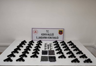 Konya'da Jandarmadan Silah Kaçakçiligi Operasyonu