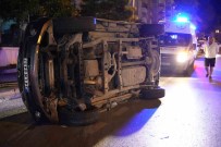 Edirne'de Otomobil Takla Atti Açiklamasi 1 Yarali Haberi