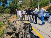Heyelan Meydana Gelen Yerlerde Inceleme Yapildi Haberi