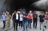 Kaymakam Demir, Tatvan Çevre Yolu T-2 Tüneli Çalismalarini Inceledi
