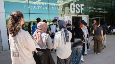 Selçuk Üniversitesi GSF'de Özel Yetenek Sinavlari Yapildi