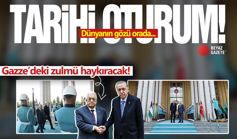 TBMM'de tarihi Filistin oturumu! Mahmud Abbas dünyaya seslenecek: Katil İsrail'in Gazze soykırımını haykıracak
