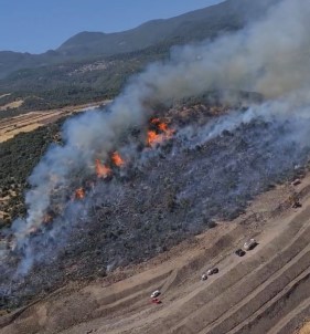 Manisa'da Bir Yangin Da Yunusemre'de