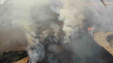 Alevlerin Benzin Istasyonuna Ve Köye Siçramasina Ramak Kaldi