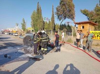 Park Halindeki Otomobil Alev Alev Yandi Haberi