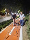 Cumhuriyet Bulvari'nda Bisiklet Yolu Yenilendi Haberi