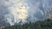 Karabük'teki Orman Yangininda Rüzgar Etkisini Artiriyor Haberi
