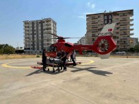 Trafik Kazasinda Yaralanan Kadin, Ambulans Helikopterle Hastaneye Sevk Edildi