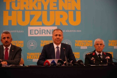 Bakan Yerlikaya Açiklamasi 'Edirne'de Kisilere Karsi Suç Olaylarinda Yüzde 12,2 Düsüs Var'