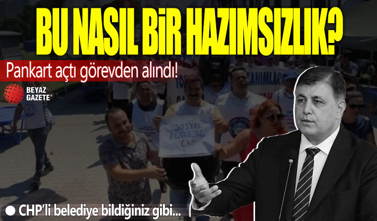 Bu nasıl bir hazımsızlık? CHP'li belediye bildiğiniz gibi...