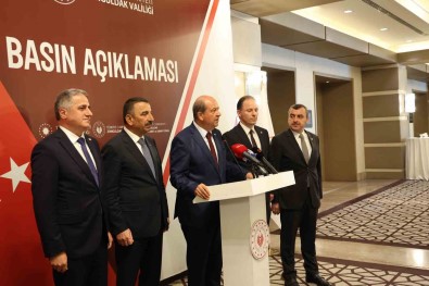 KKTC Cumhurbaskani Tatar, Zonguldak'ta Gazilerle Ve Is Dünyasiyla Bir Araya Geldi