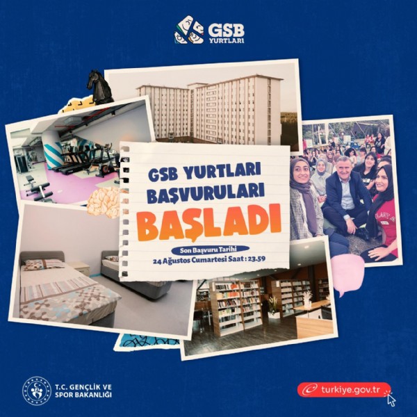 Bakan Bak duyurdu: Yurt başvuruları başladı