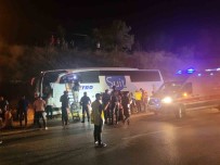 Aydin'da Yolcu Otobüsü Yoldan Çikti Açiklamasi 1 Ölü, 7 Yarali