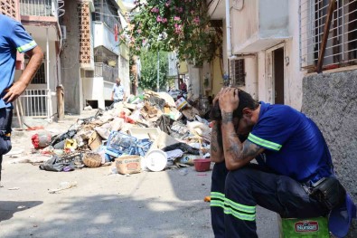 Çöp Evi Temizleyen Isçi Fenalasarak Hastanelik Oldu