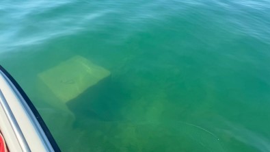 Iznik Gölü'ndeki Bilinmeyen Cismin Beton Blok Oldugu Ortaya Çikti