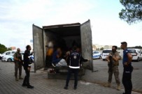 Yurt dışına kaçmaya çalışan 59 kaçak göçmen yakalandı