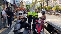 Antalya'da 2 Saatte Kontrol Edilen 130 Motosikletin Yarisina Ceza Kesildi Haberi