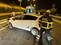 Mardin'de Refüje Çarpan Otomobilde 2 Kisi Yaralandi