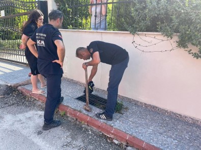 Mazgalda Mahsur Kalan Köpegi Itfaiye Ekipleri Kurtardi