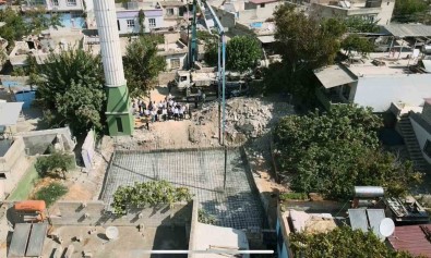 Araban'da Depremde Yikilan Imam-I Gazali Camisinin Temeli Atildi