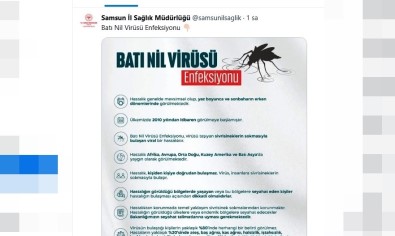Saglik Müdürlügünden 'Bati Nil Virüsü' Uyarisi