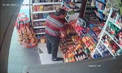 Büfe Sahibinin Dikkati, Hirsizligi Ele Verdi