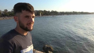 Yalova'da Denizde Boguma Tehlikesi Geçiren Sahsi Kurtaran Genç O Anlari Anlatti