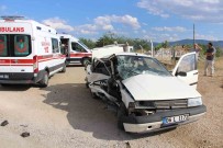 Amasya'da 2 Aracin Çarpistigi Kaza Kamerada