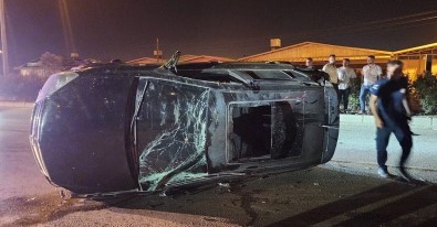 Takla Atan Sürücüsü Yaralandi