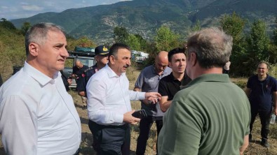 Zonguldak'taki Orman Yangininda 22 Dönüm Arazi Zarar Gördü