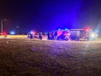 Babaeski'de Ters Dönen Otomobilin Sürücüsü Yaralandi