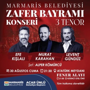 Marmaris'te 30 Agustos Konser Ile Kutlanacak