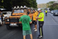 Alanya'da Kurallara Uymayan Safari Araçlarina Ceza Kesildi Haberi
