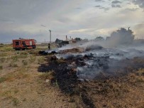Konya'da Çikan Yanginda Saman Balyalari Yandi