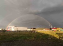 Ardahan'da Saganak Yagis Sonrasi Olusan Gökkusagi Hayranlikla Izlendi