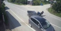Ordu'da Otomobil Ile Patpatin Çarpistigi Kaza Kamerada