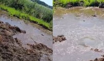 Buldan Yayla Gölünde Temizleme Çalismalari Esnasinda Su Kaynagi Bulundu