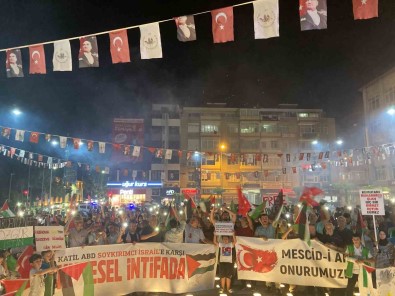 Burdurlular Gazze Ve Heniyye Için Yürüdü